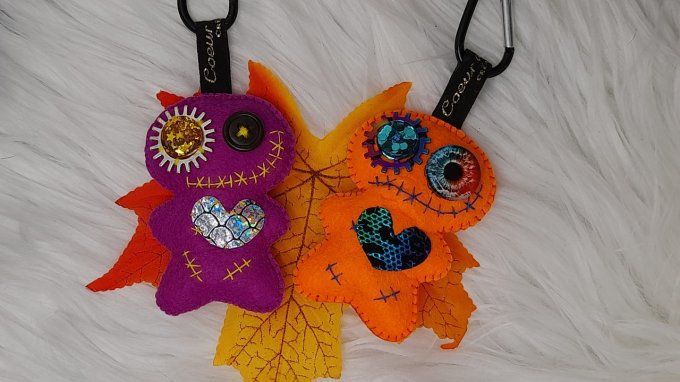 Poupée Vaudoo ROSE en Porte-clef