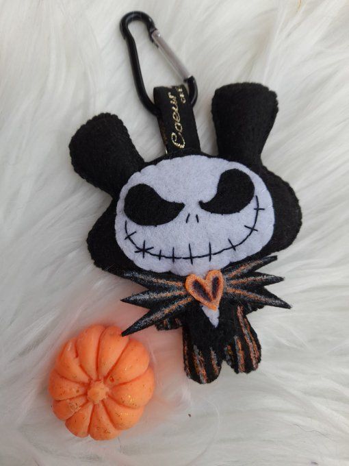 P'tit TOTEM "jack Skellington halloween" Porte-clef décoratif